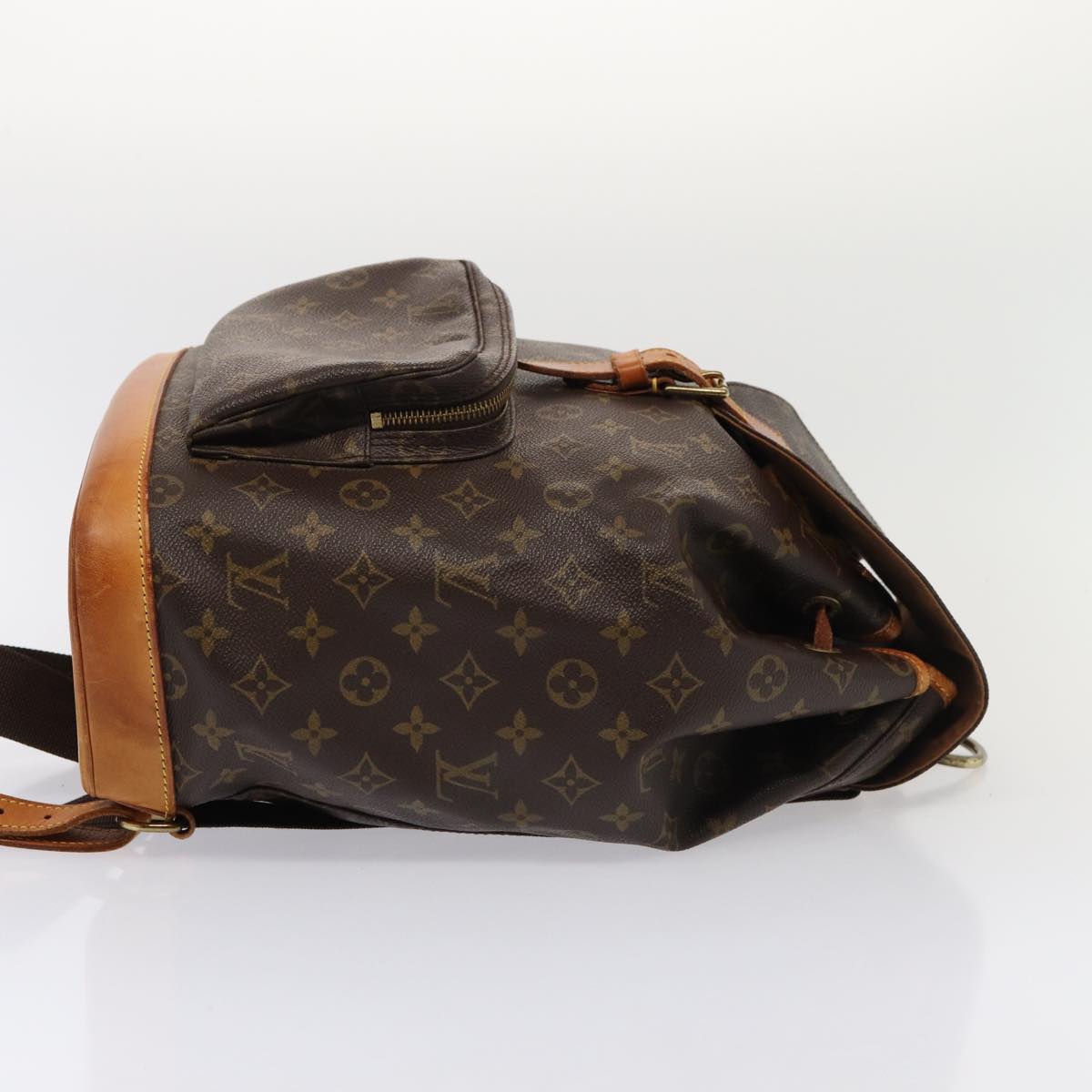 LOUIS VUITTON Monogram Montsouris GM Backpack M51135 LV Auth 83796