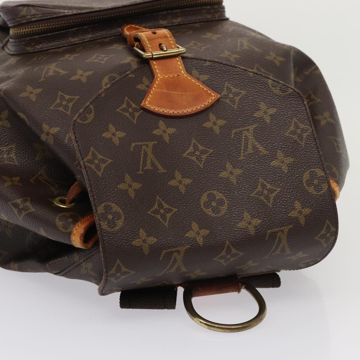 LOUIS VUITTON Monogram Montsouris GM Backpack M51135 LV Auth 83796