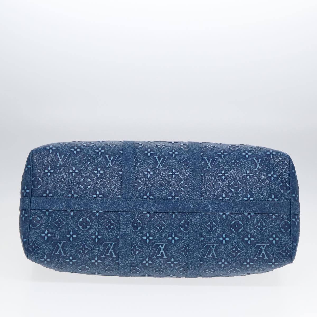 LOUIS VUITTON Monogram Cowhide Keepall Bandouliere 50 Bag M21375 LV Auth 83834S