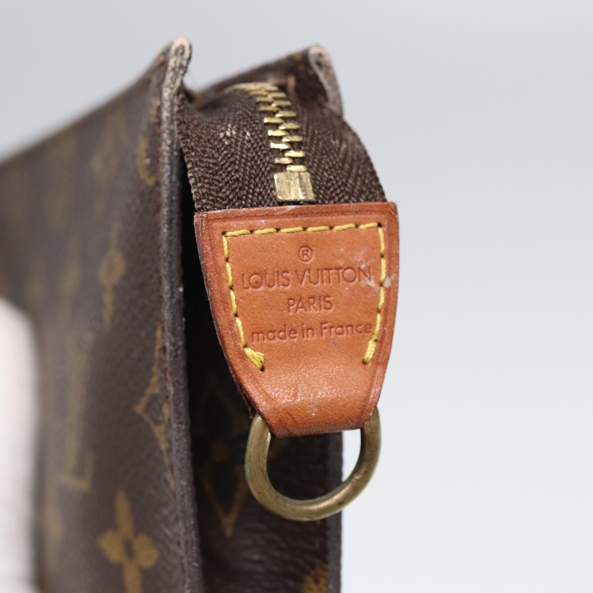 LOUIS VUITTON Monogram Bucket PM Accessory Pouch LV Auth 83905
