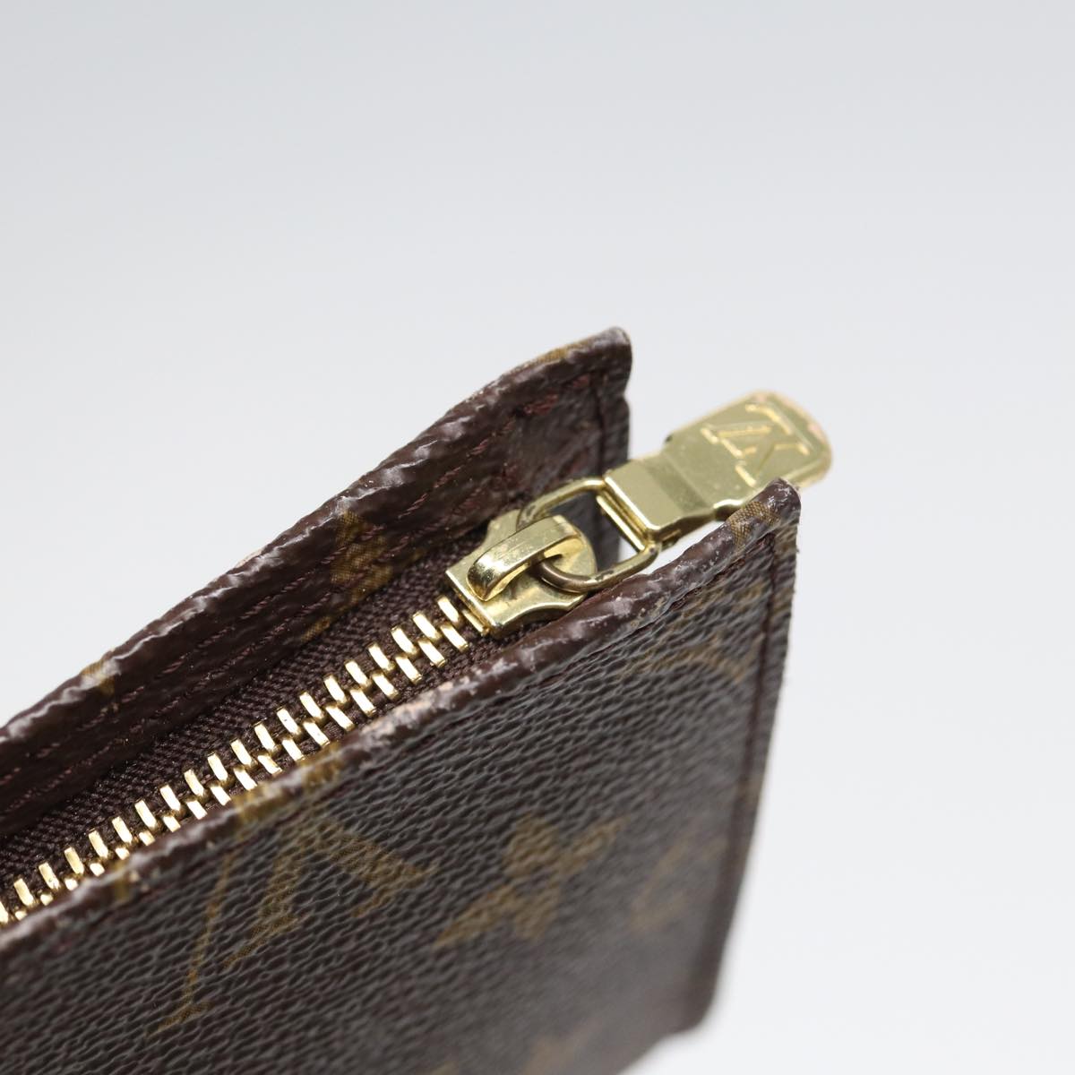 LOUIS VUITTON Monogram Bucket PM Accessory Pouch LV Auth 83905
