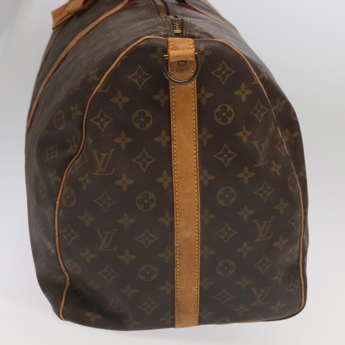 LOUIS VUITTON Monogram Keepall Bandouliere 60 Boston Bag M41412 LV Auth 83919