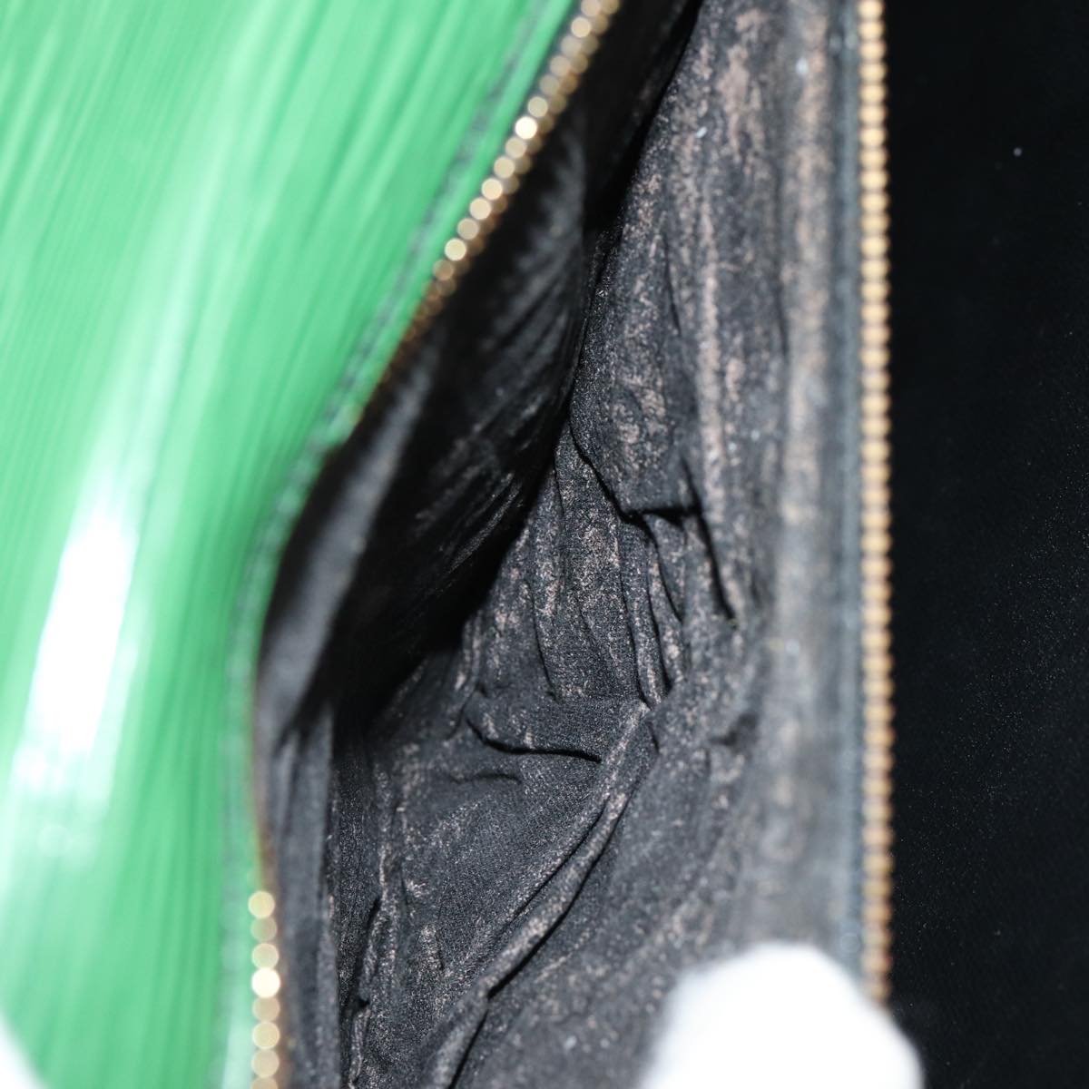 LOUIS VUITTON Epi Serviette Ambassador Business Bag Green M54412 LV Auth 84072