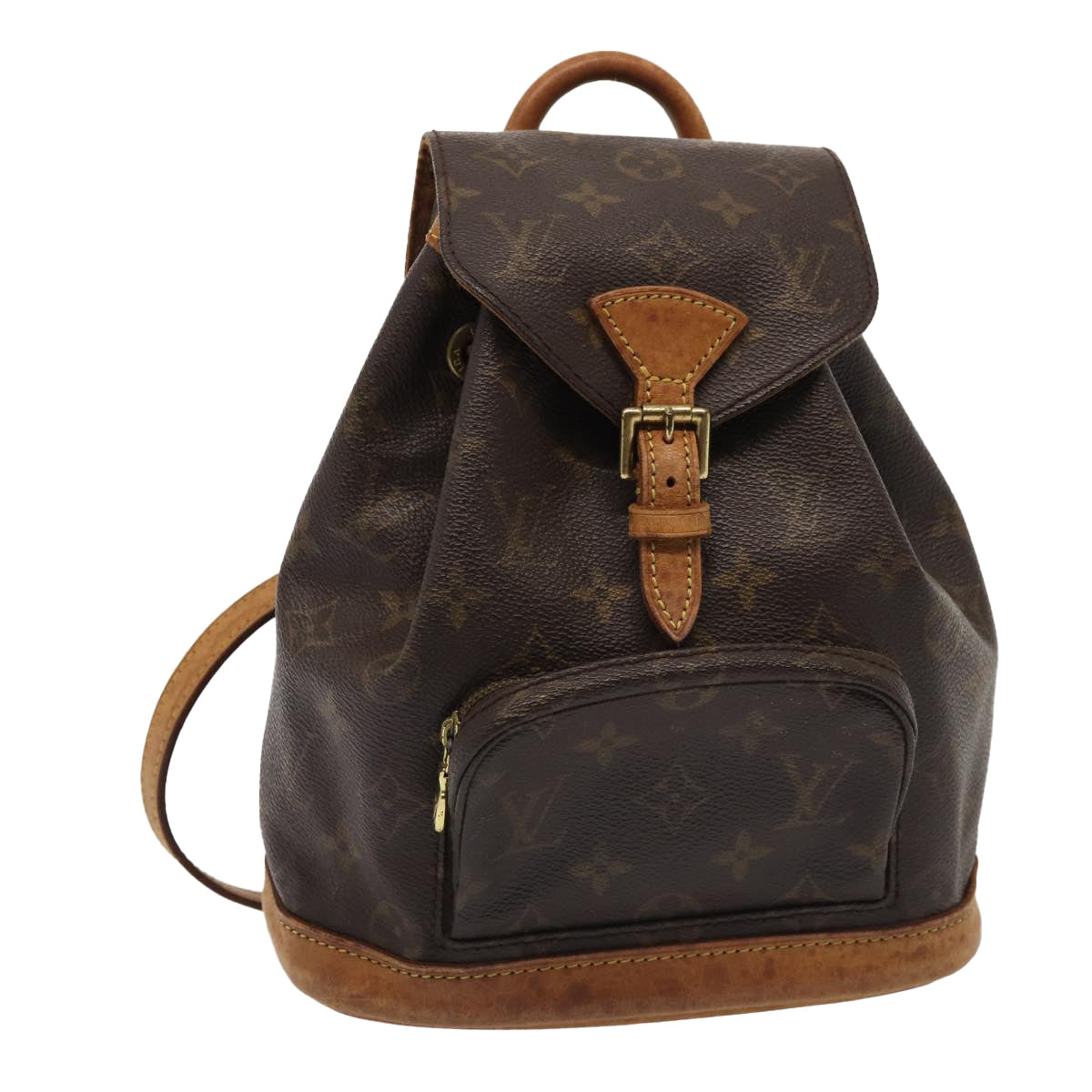 LOUIS VUITTON Monogram Montsouris PM Backpack M51137 LV Auth 84168