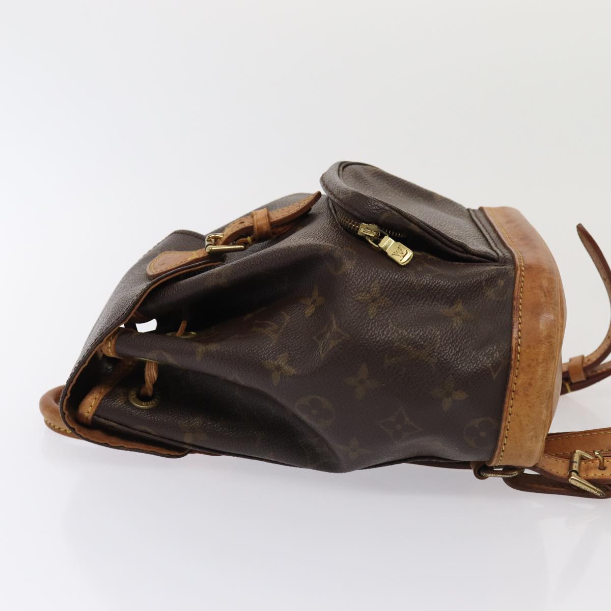 LOUIS VUITTON Monogram Montsouris PM Backpack M51137 LV Auth 84168