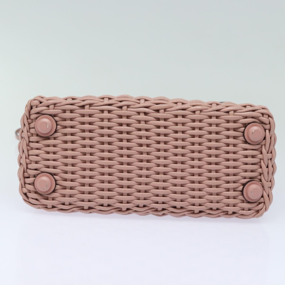 Salvatore Ferragamo Gancini Shoulder Bag Leather Pink Auth 84233AV