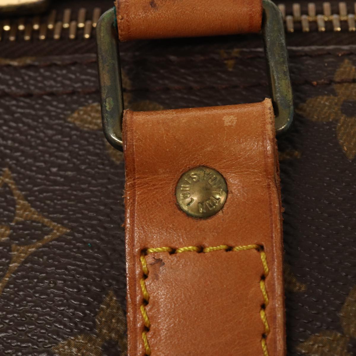 LOUIS VUITTON Monogram Keepall 60 Boston Bag M41422 LV Auth 84255