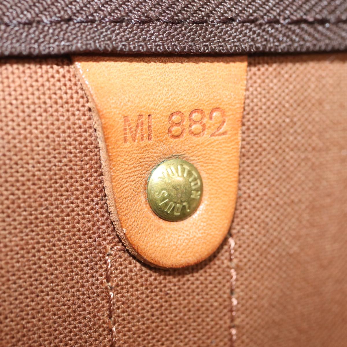 LOUIS VUITTON Monogram Keepall 60 Boston Bag M41422 LV Auth 84255