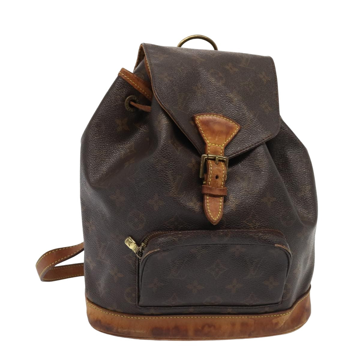 LOUIS VUITTON Monogram Montsouris MM Backpack M51136 LV Auth 84279