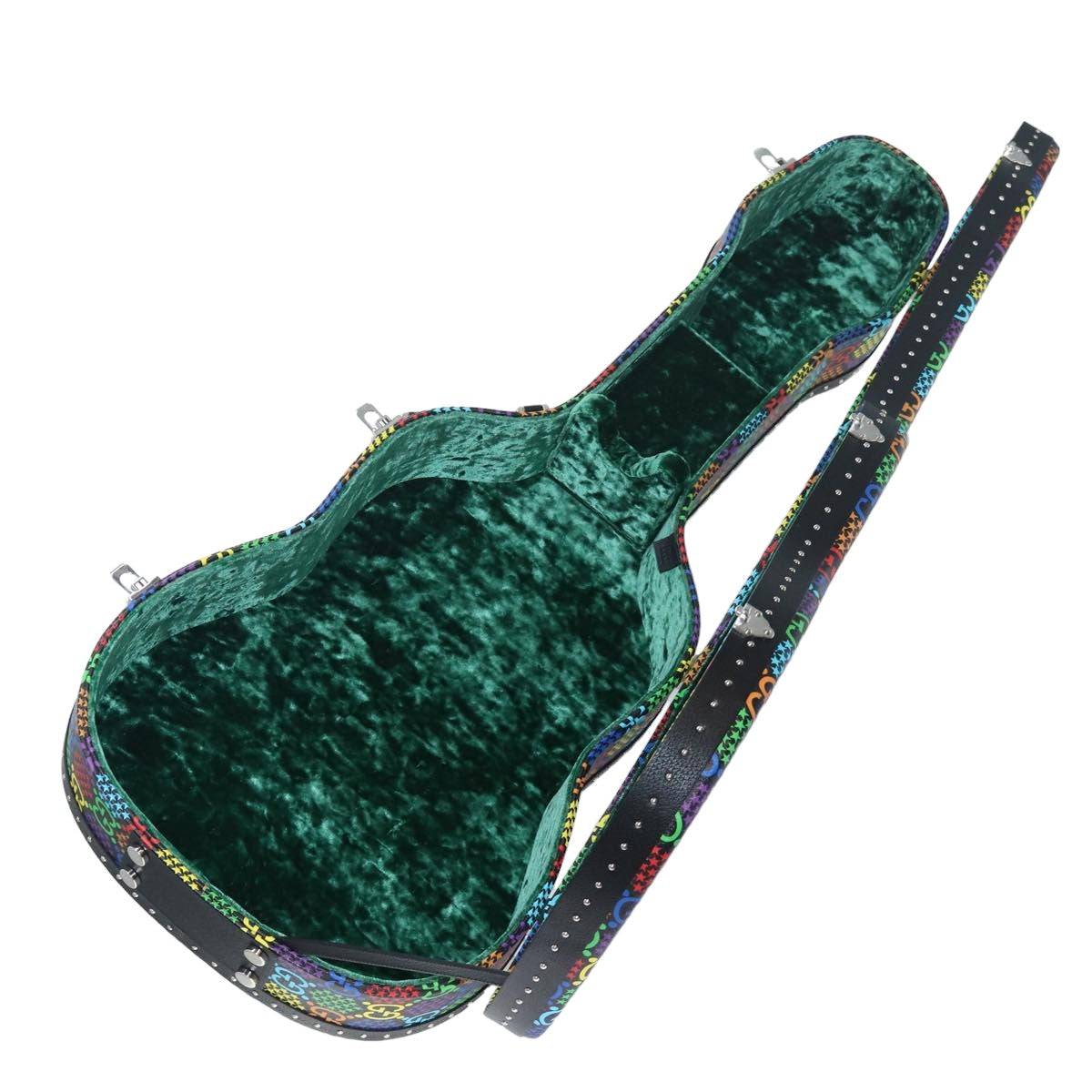 GUCCI Guitar Cases GG Psychedelic Multicolor 605315 Auth 84342SM