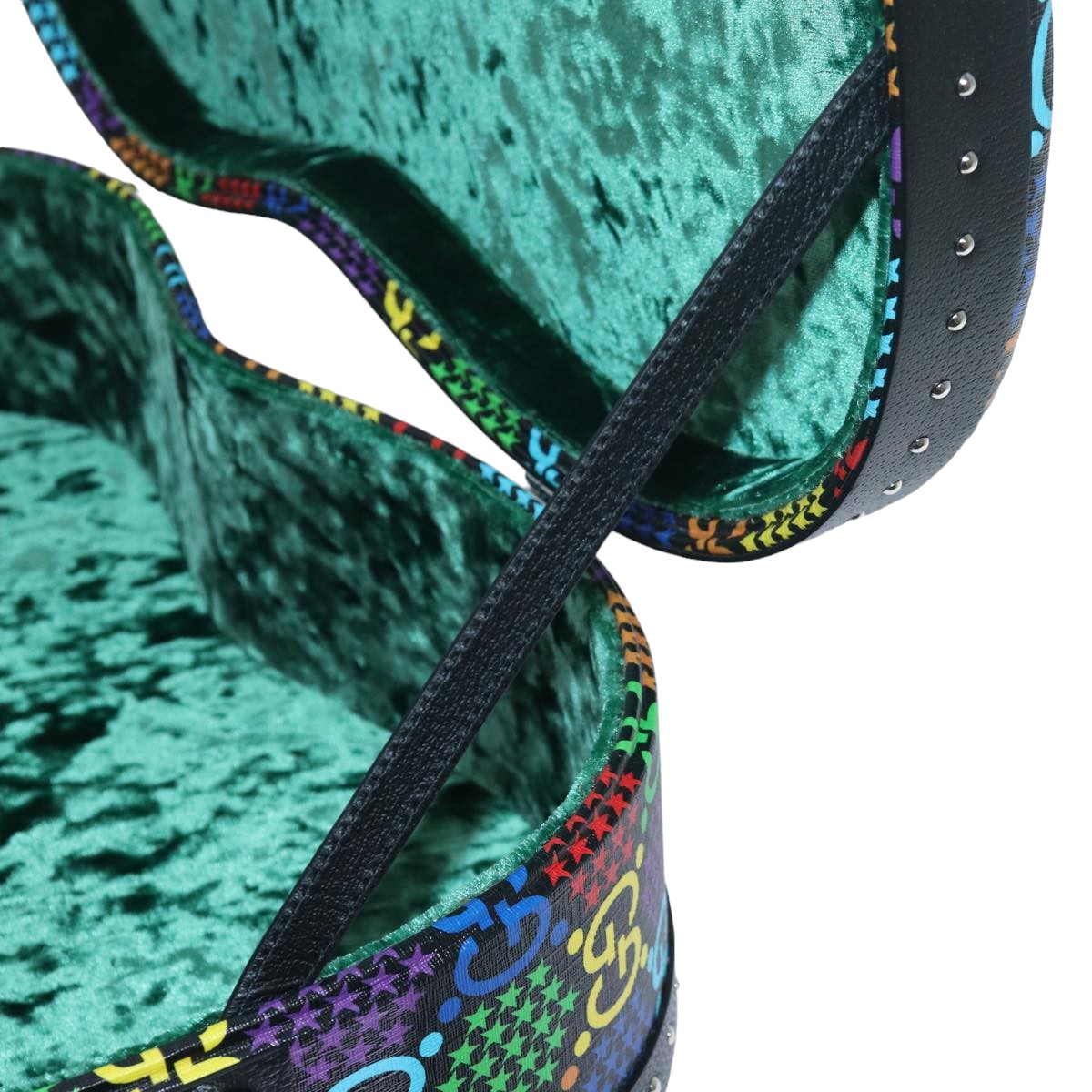 GUCCI Guitar Cases GG Psychedelic Multicolor 605315 Auth 84342SM