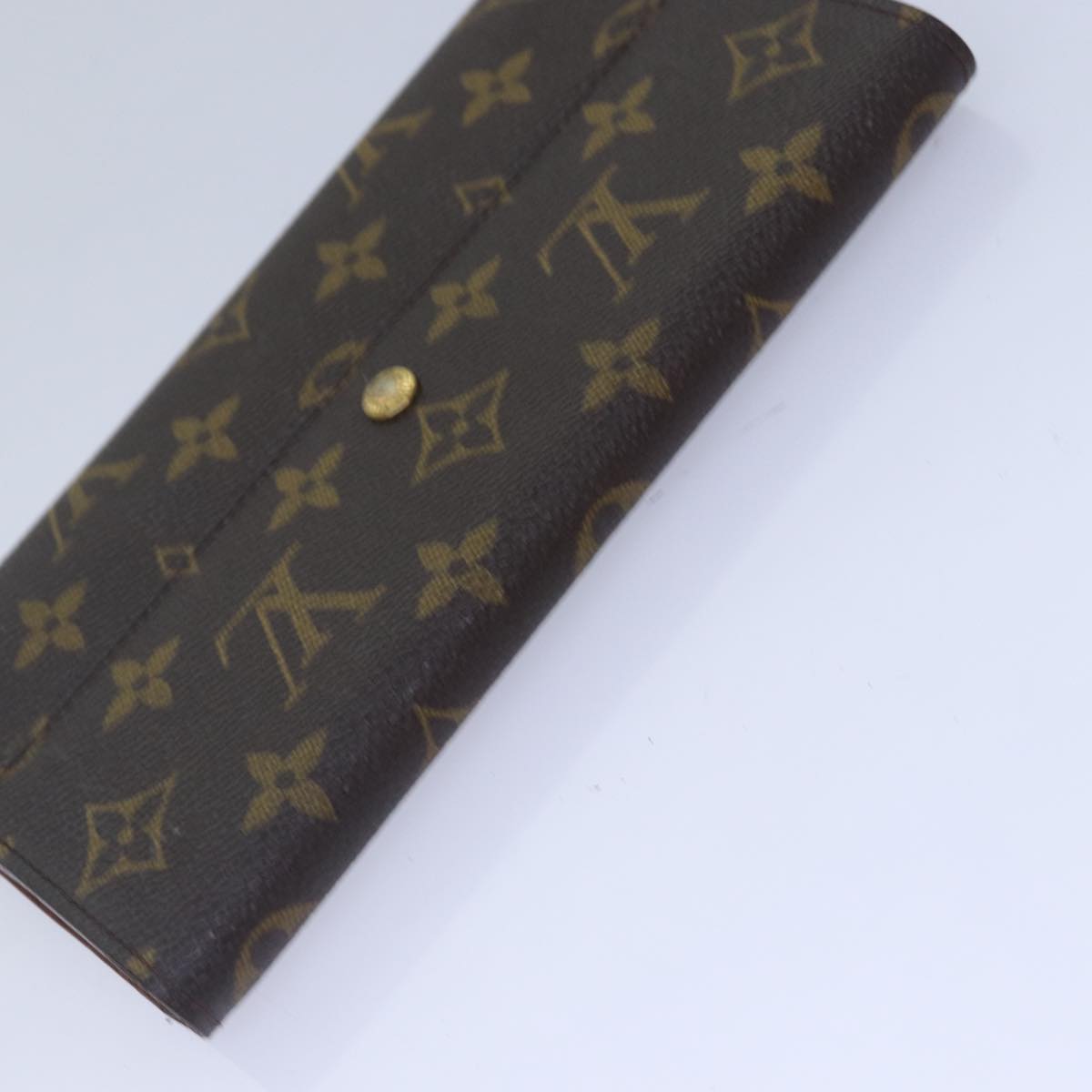 LOUIS VUITTON Monogram Portefeuille International Wallet 2Set LV Auth 84348