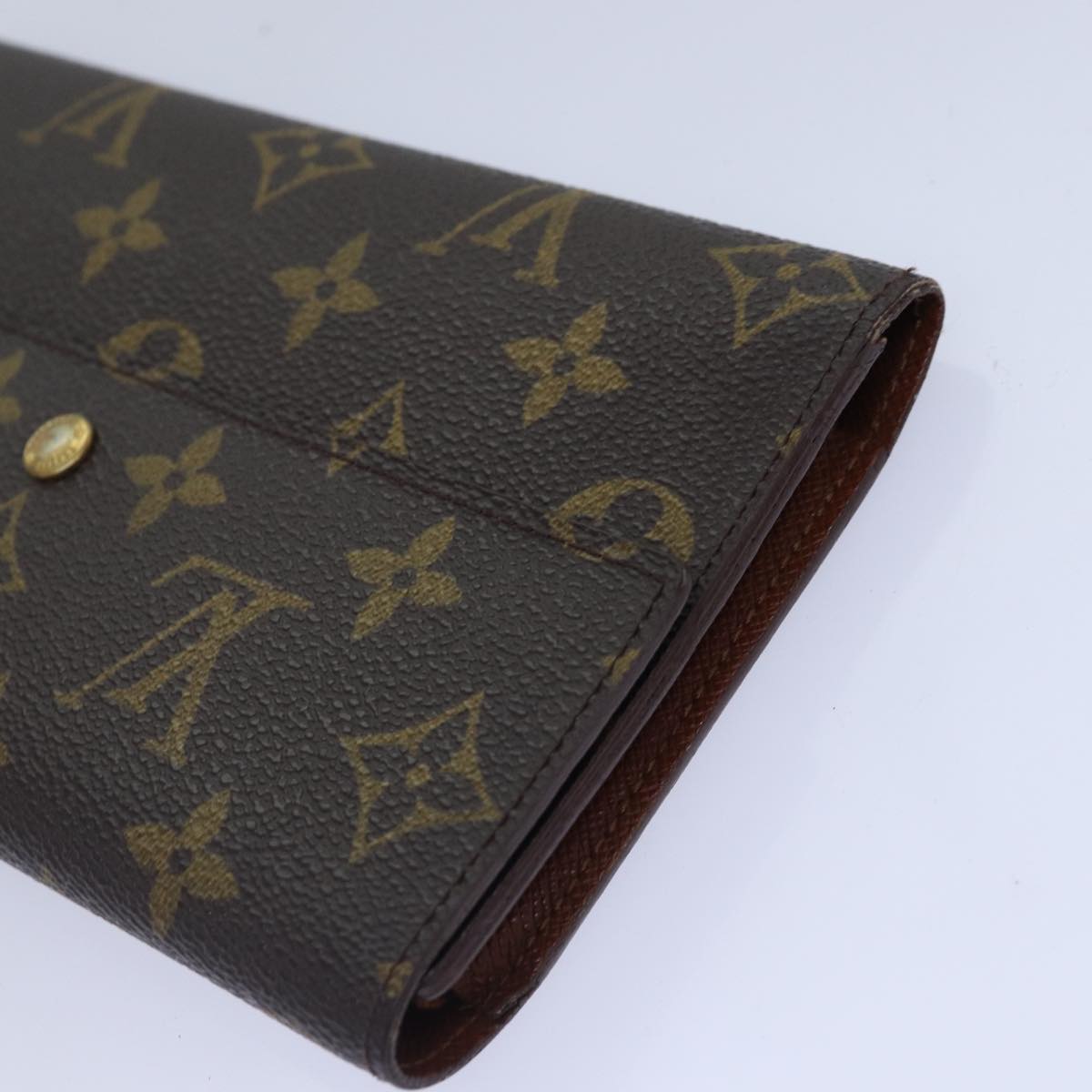 LOUIS VUITTON Monogram Portefeuille International Wallet 2Set LV Auth 84348