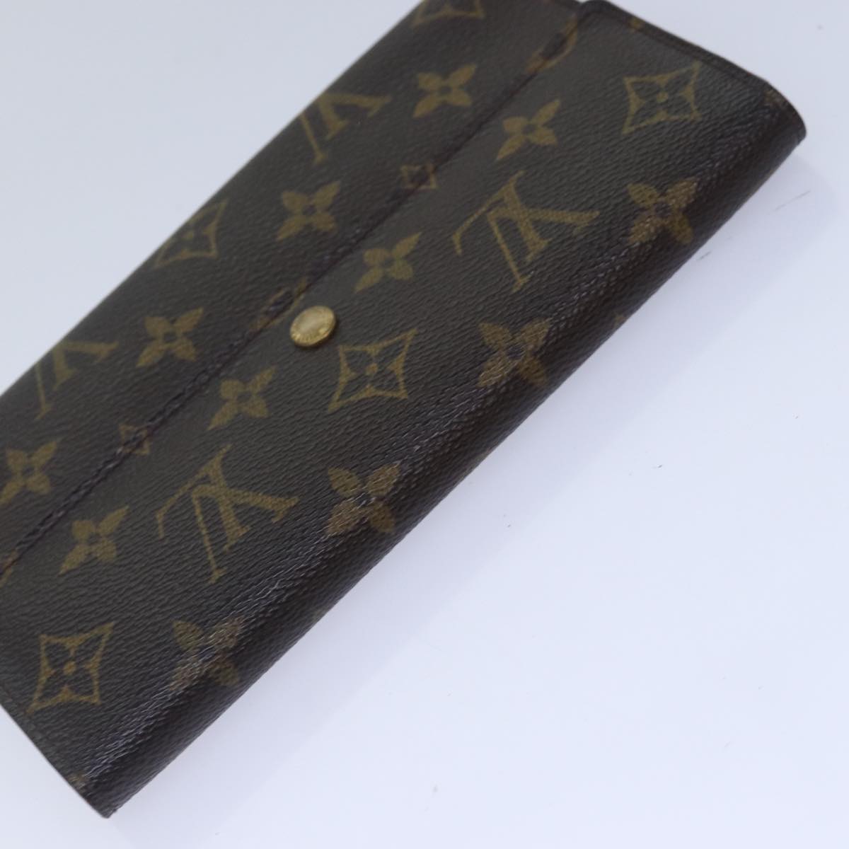 LOUIS VUITTON Monogram Portefeuille International Wallet 2Set LV Auth 84348