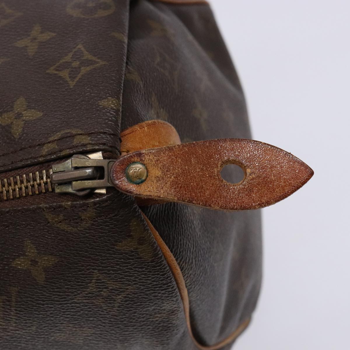 LOUIS VUITTON Monogram Speedy 35 Hand Bag M41524 LV Auth 84532