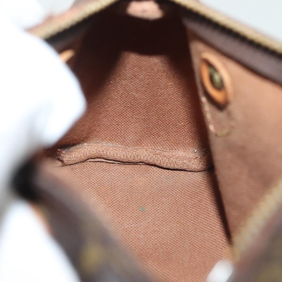 LOUIS VUITTON Monogram Mini Speedy Hand Bag M41534 LV Auth 84629