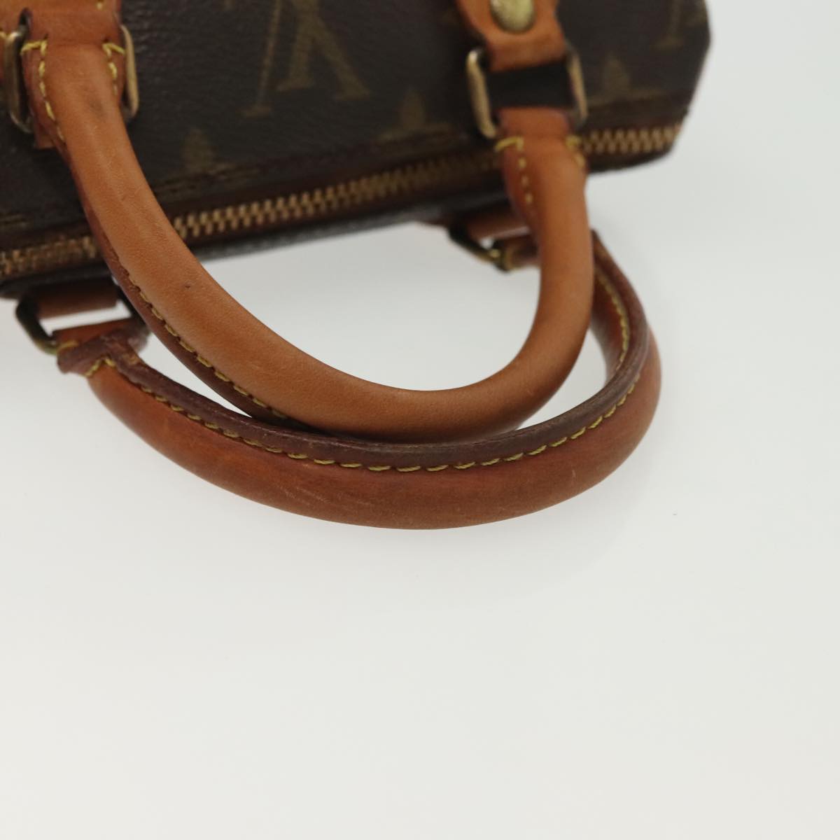 LOUIS VUITTON Monogram Mini Speedy Hand Bag M41534 LV Auth 84629