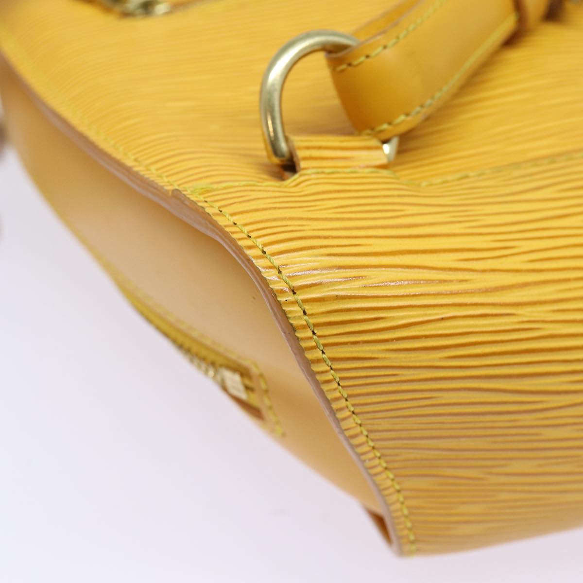 LOUIS VUITTON Epi Mabillon Backpack Yellow M52239 LV Auth 84726