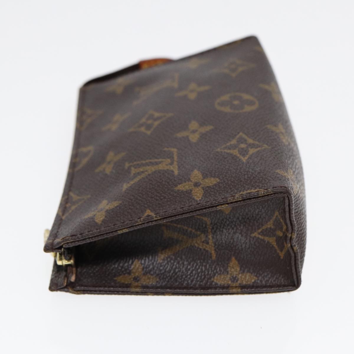 LOUIS VUITTON Monogram Poche Toilette 15 Pouch M47546 LV Auth 84835