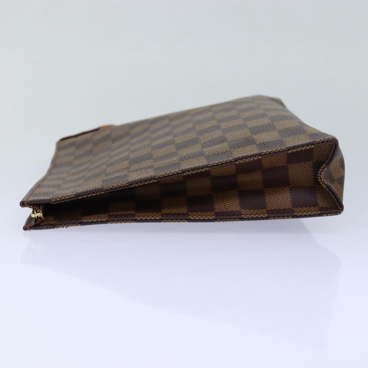 LOUIS VUITTON Damier Ebene Poche Toilette 26 Pouch N47543 LV Auth 84848