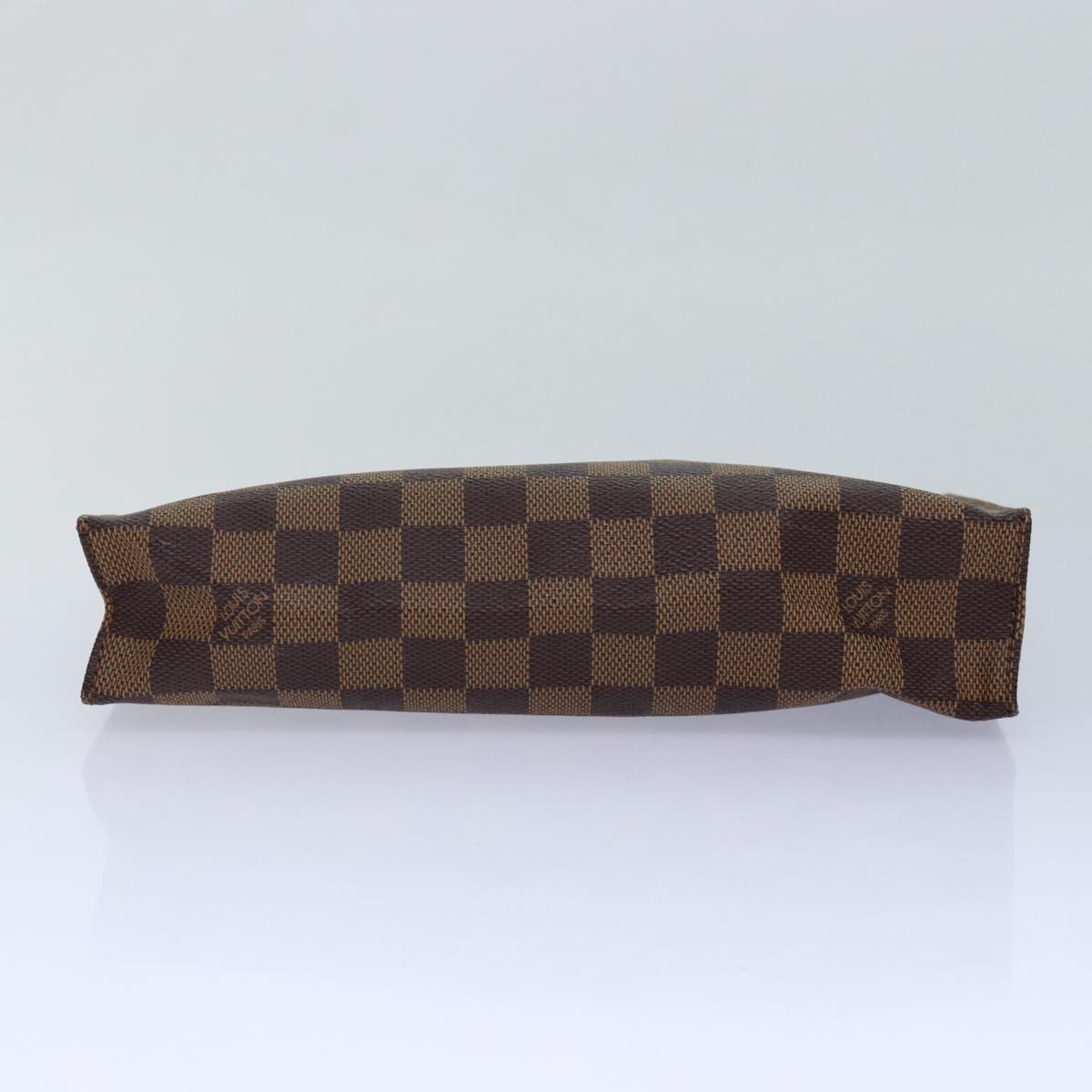 LOUIS VUITTON Damier Ebene Poche Toilette 26 Pouch N47543 LV Auth 84848