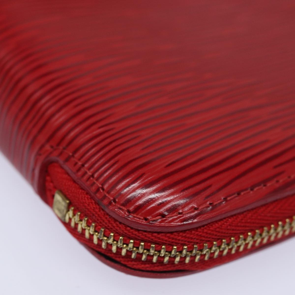 LOUIS VUITTON Epi Agenda Geod Wallet Red M63877 LV Auth 84881