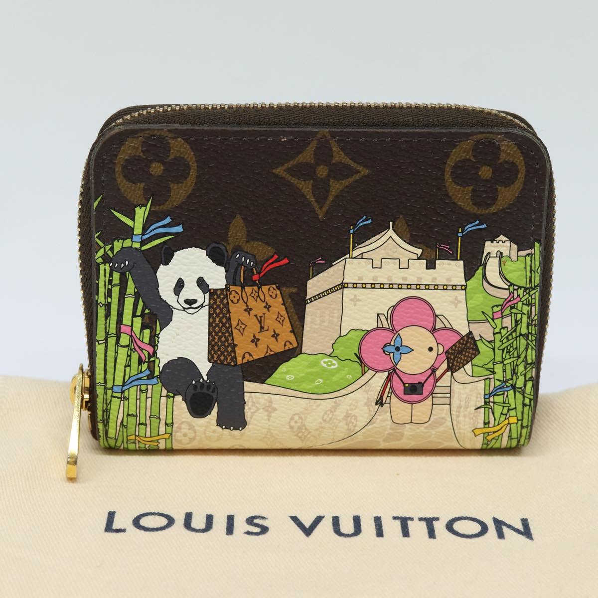 LOUIS VUITTON Monogram Vivienne Zippy Coin Purse Coin Purse M80865 Auth 84883A