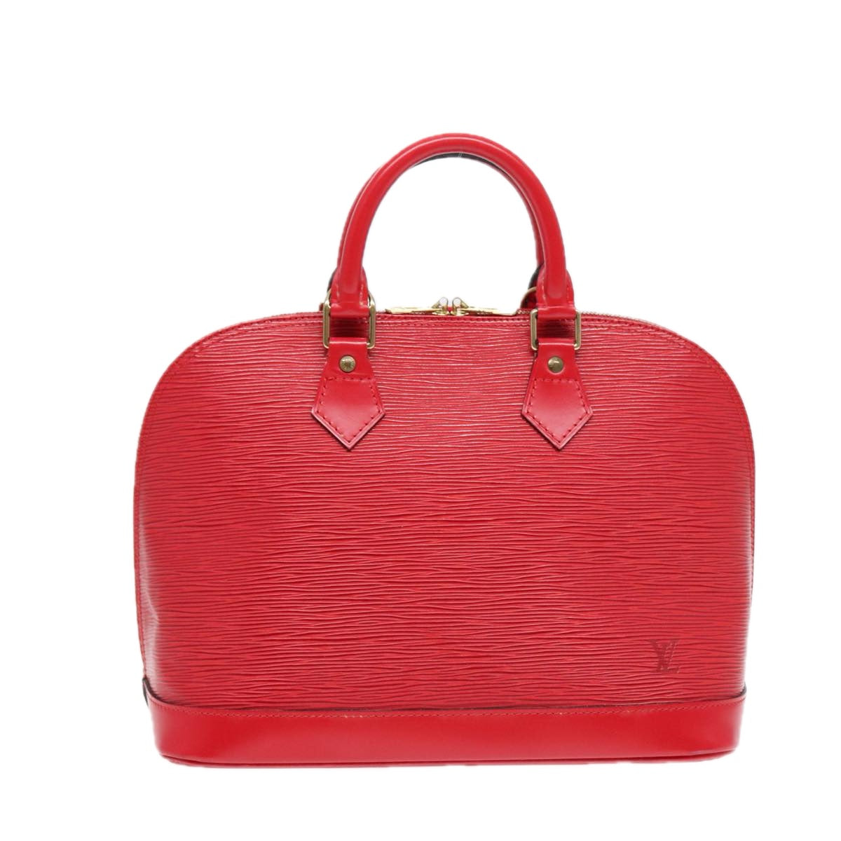 LOUIS VUITTON Epi Alma Hand Bag Castilian Red M52147 LV Auth 84911