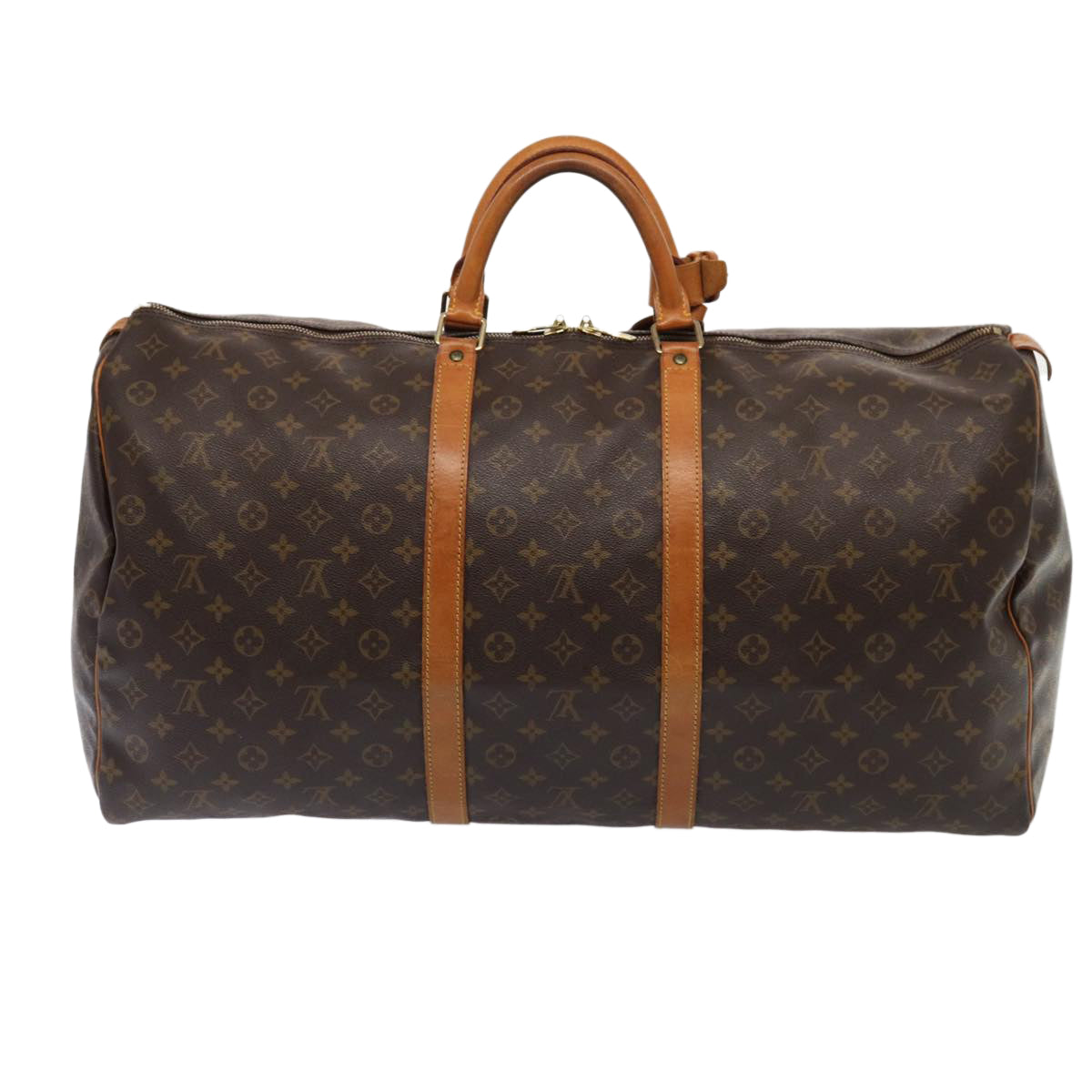 LOUIS VUITTON Monogram Keepall 60 Boston Bag M41422 LV Auth 84971
