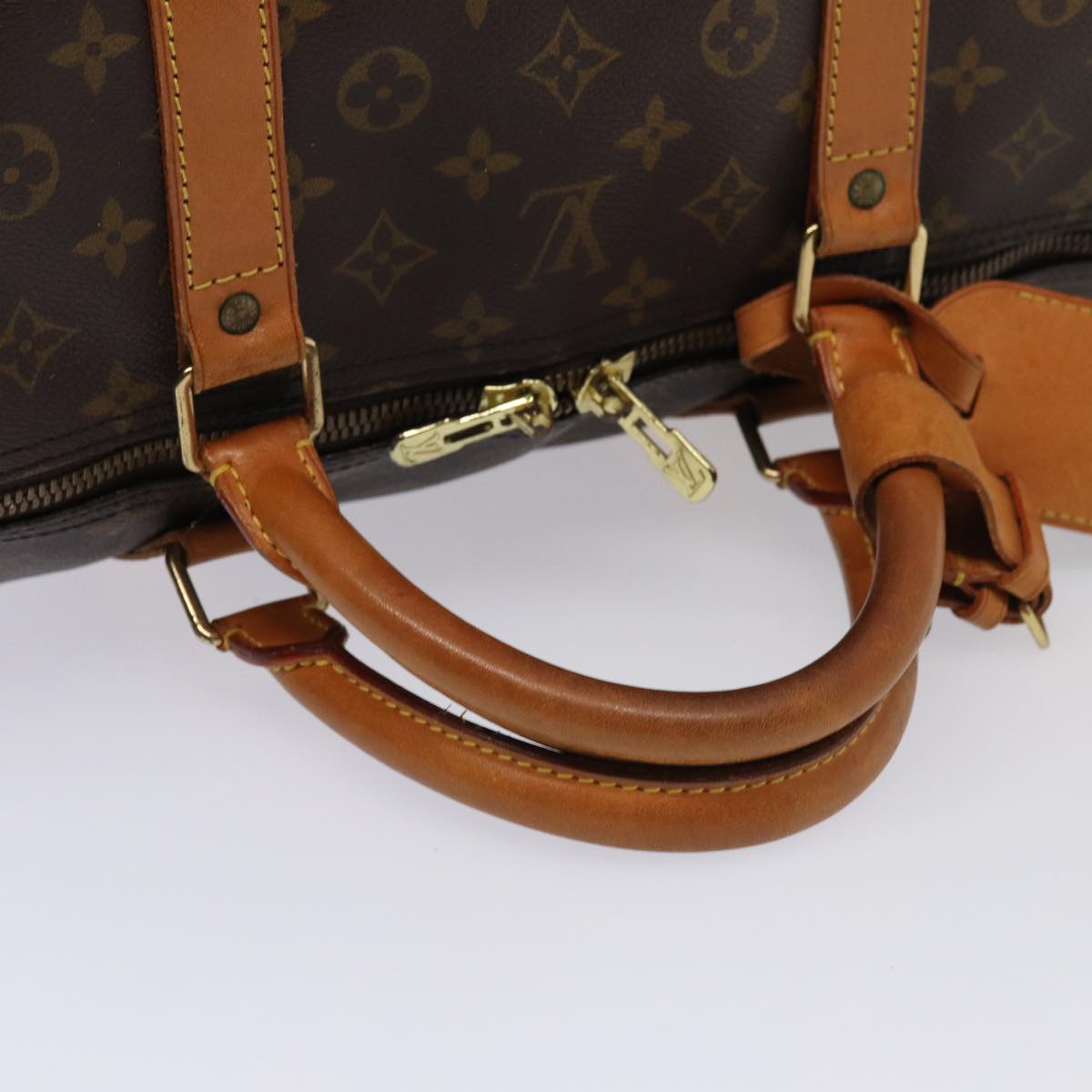 LOUIS VUITTON Monogram Keepall 60 Boston Bag M41422 LV Auth 84971