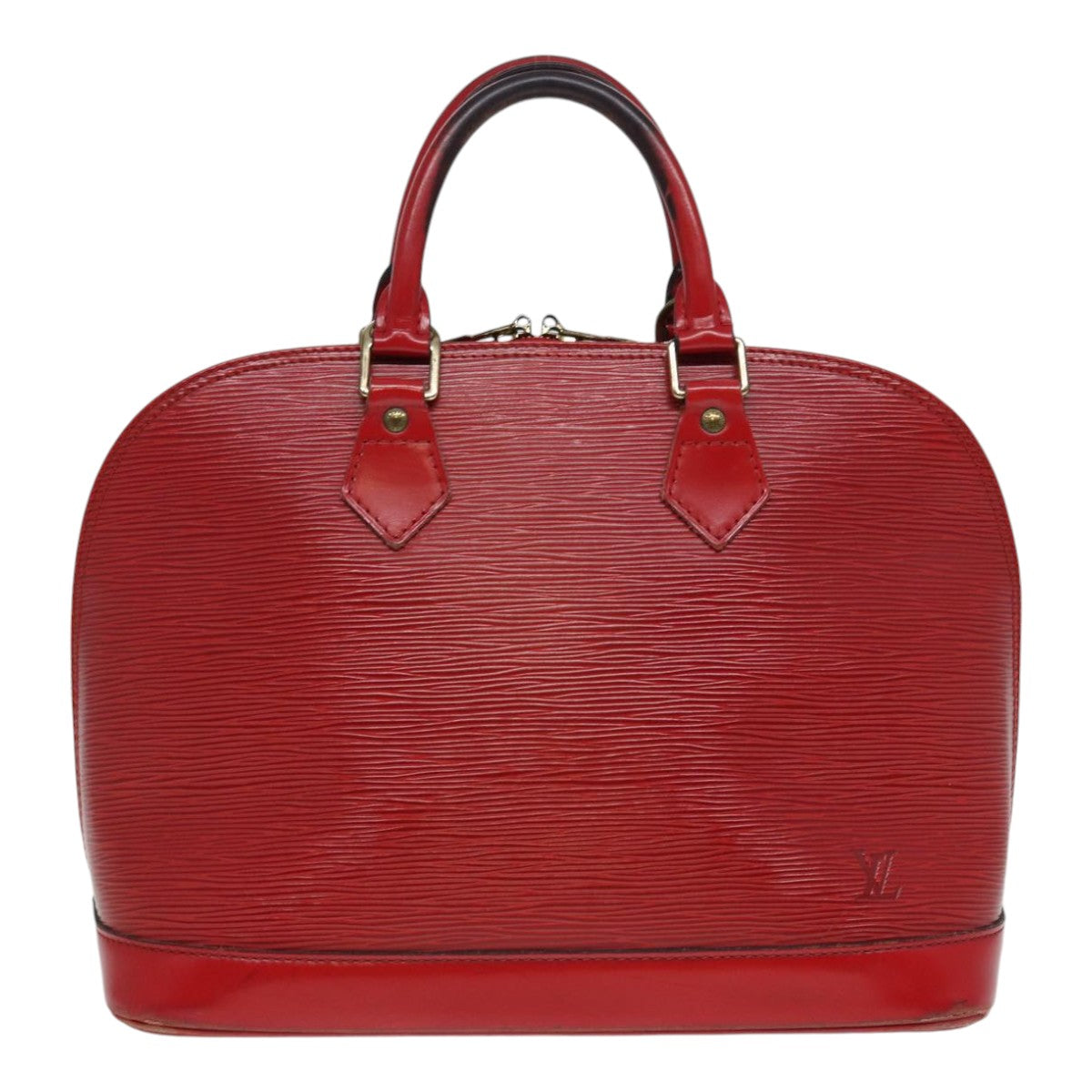 LOUIS VUITTON Epi Alma Hand Bag Castilian Red M52147 LV Auth 84981