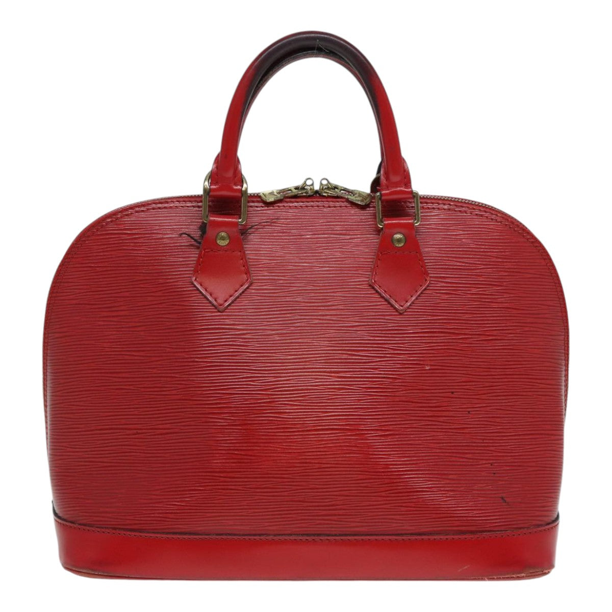 LOUIS VUITTON Epi Alma Hand Bag Castilian Red M52147 LV Auth 84981