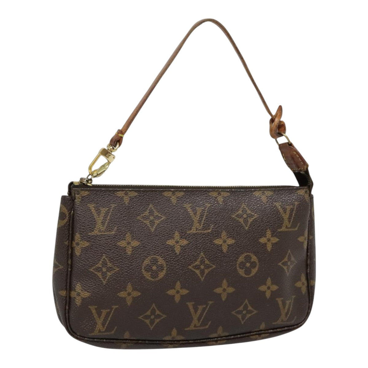 LOUIS VUITTON Monogram Pochette Accessoires Pouch M51980 LV Auth 84984