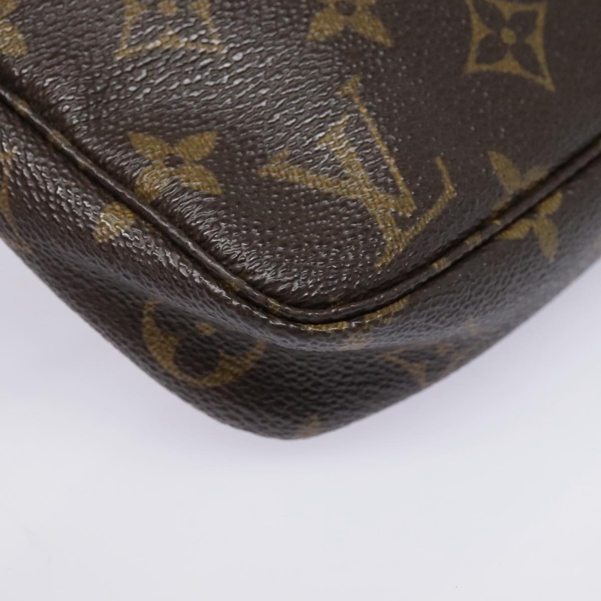 LOUIS VUITTON Monogram Pochette Accessoires Pouch M51980 LV Auth 84984