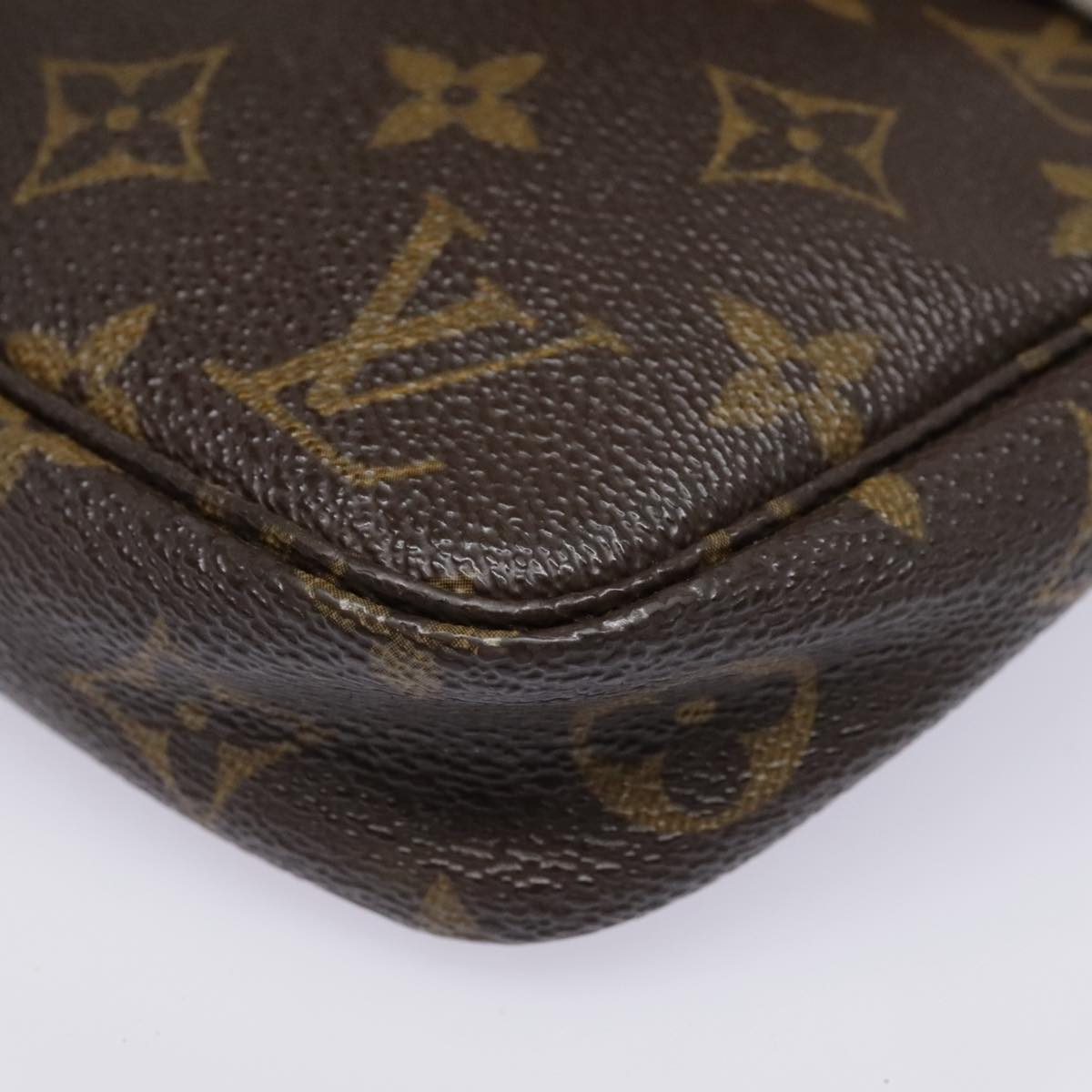 LOUIS VUITTON Monogram Pochette Accessoires Pouch M51980 LV Auth 84984