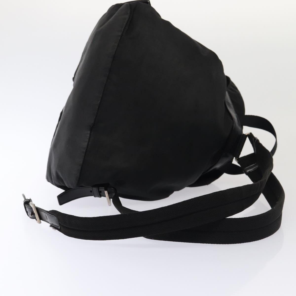 PRADA Backpack Nylon Black Auth 85050