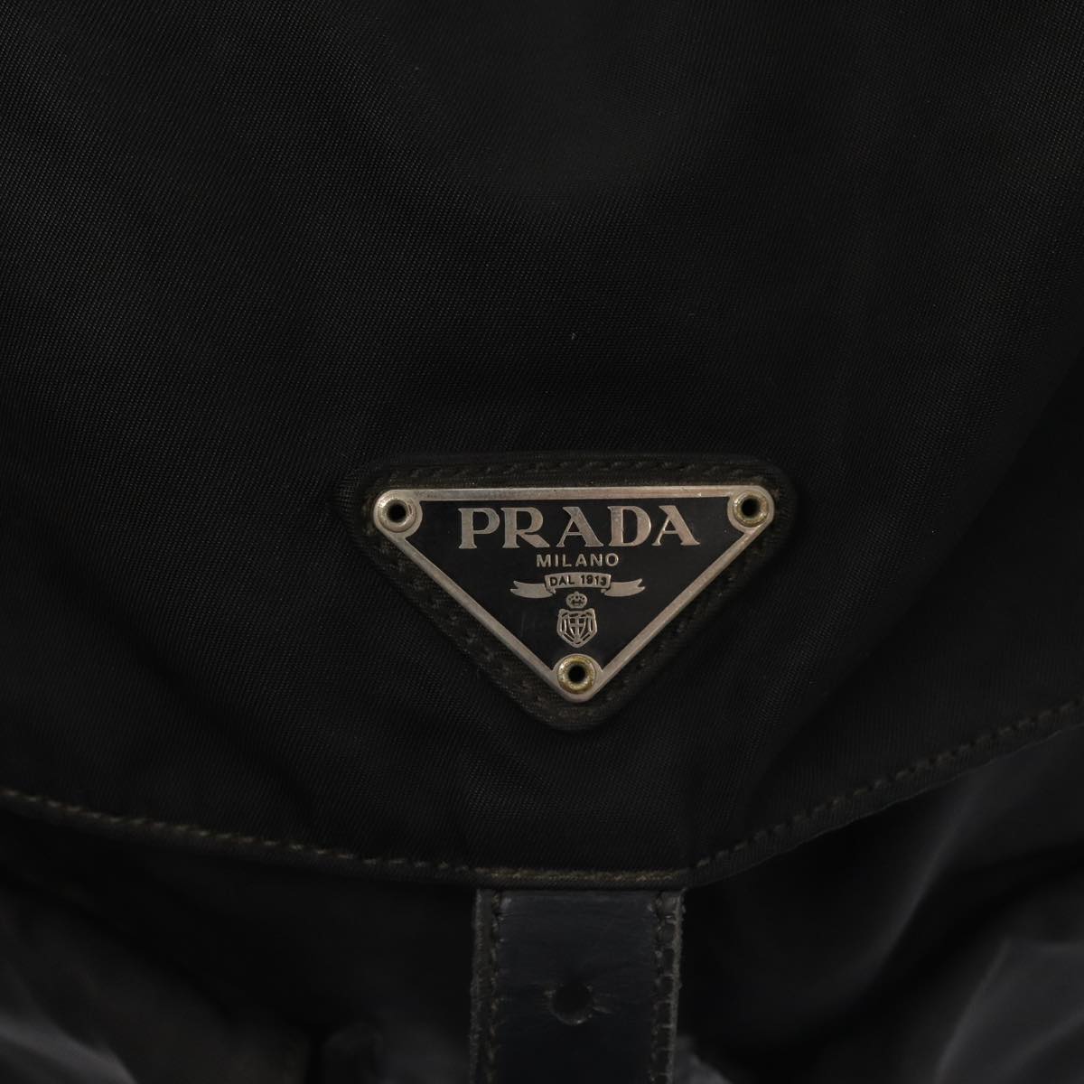 PRADA Backpack Nylon Black Auth 85050