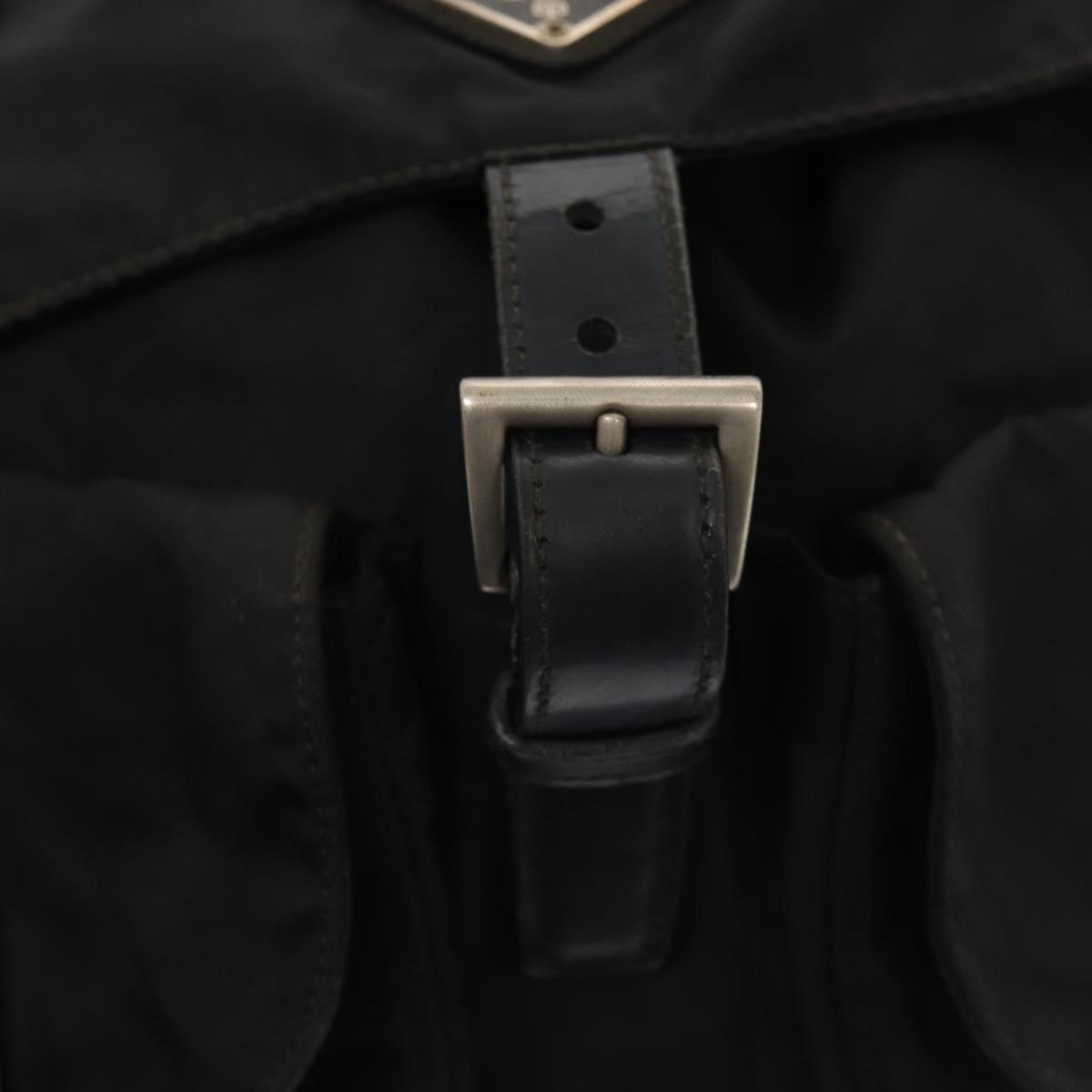 PRADA Backpack Nylon Black Auth 85050