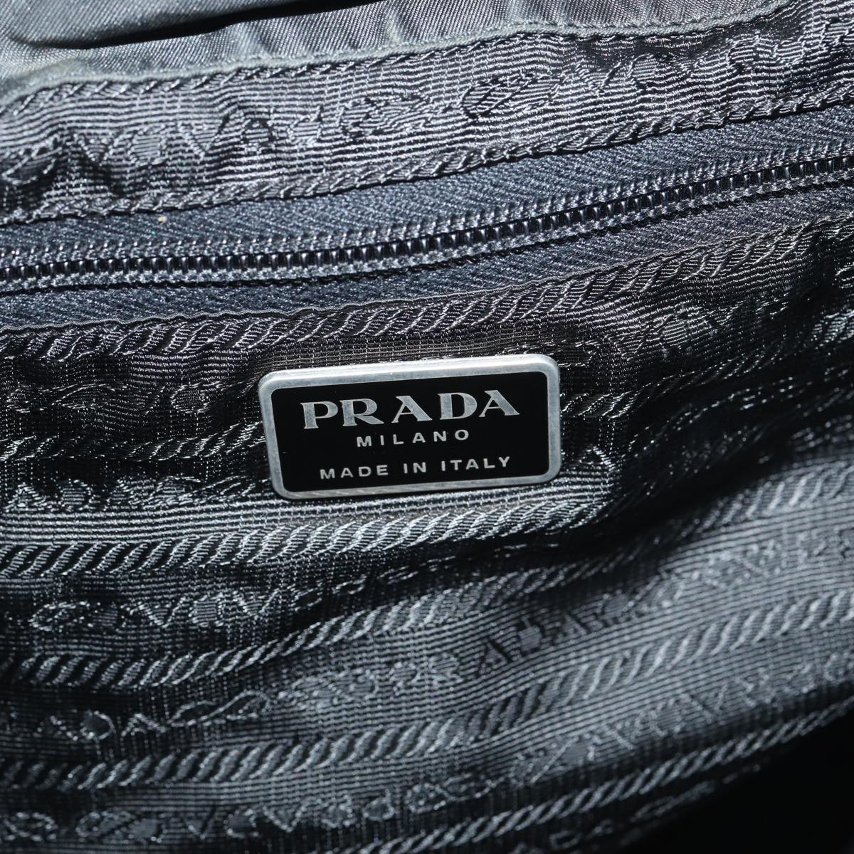 PRADA Backpack Nylon Black Auth 85050