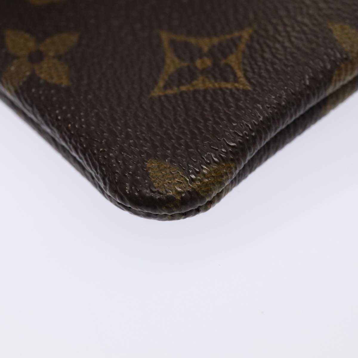 LOUIS VUITTON Monogram Pochette Cles Coin Purse M62650 LV Auth 85066