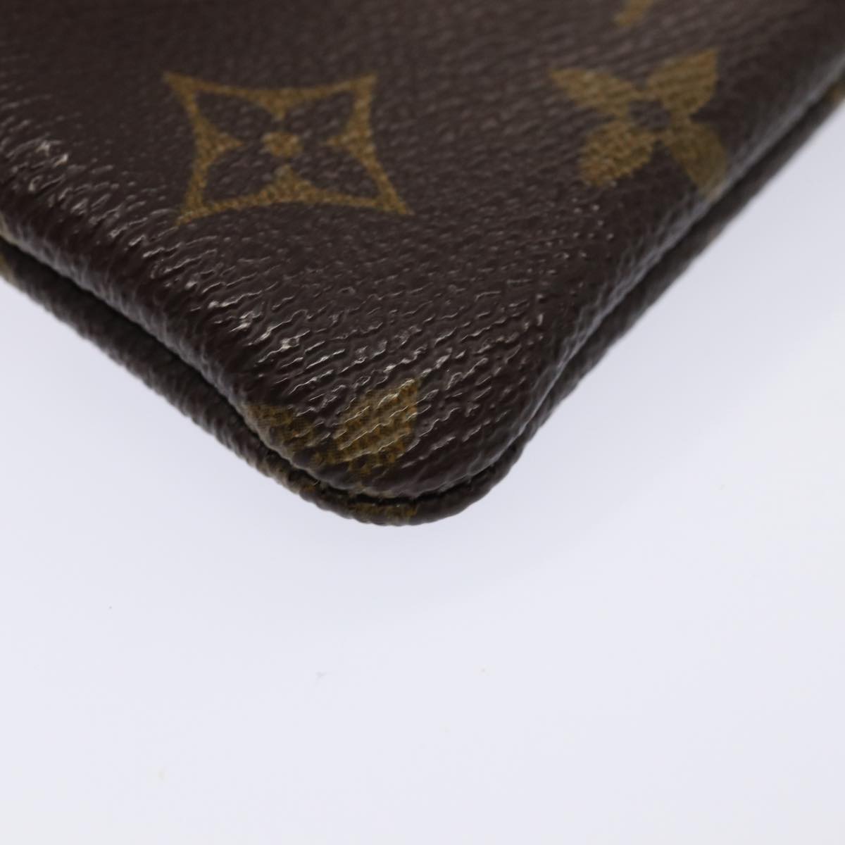 LOUIS VUITTON Monogram Pochette Cles Coin Purse M62650 LV Auth 85066