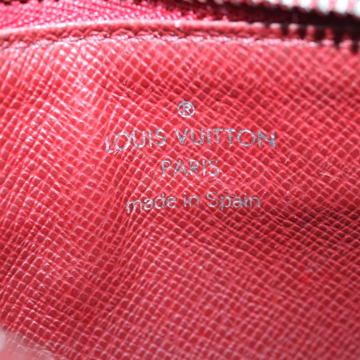 LOUIS VUITTON Epi Pochette Cles NM Coin Purse Ruby M6660M LV Auth 85067