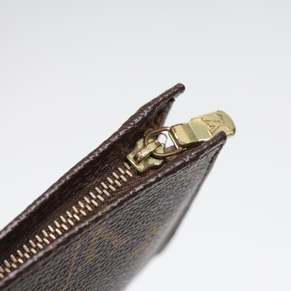 LOUIS VUITTON Monogram Bucket PM Accessory Pouch LV Auth 85074