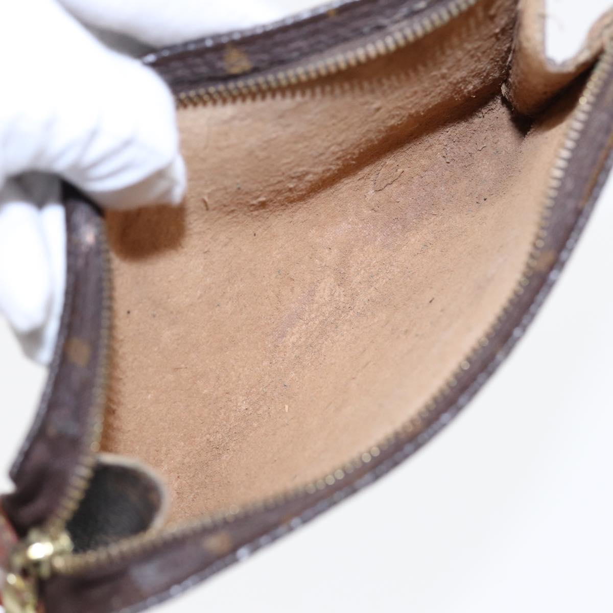 LOUIS VUITTON Monogram Bucket PM Accessory Pouch LV Auth 85074