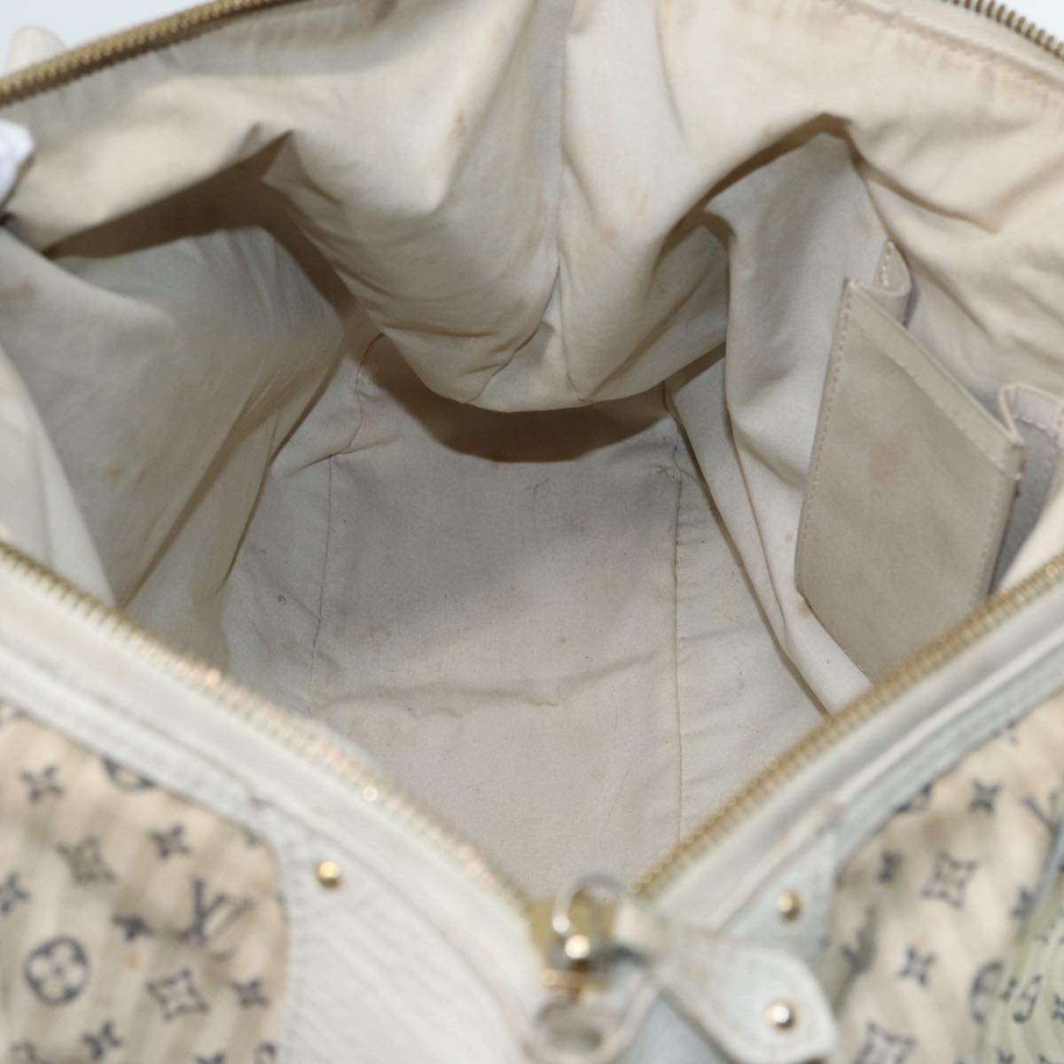 LOUIS VUITTON Monogram Mini Lin Croisette Marina GM Bag 2way M95492 Auth 85081