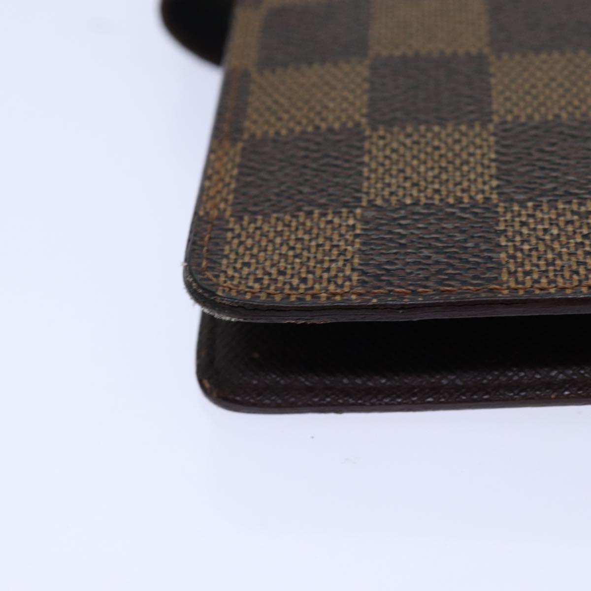 LOUIS VUITTON Damier Ebene Agenda MM Day Planner Cover R20240 LV Auth 85086