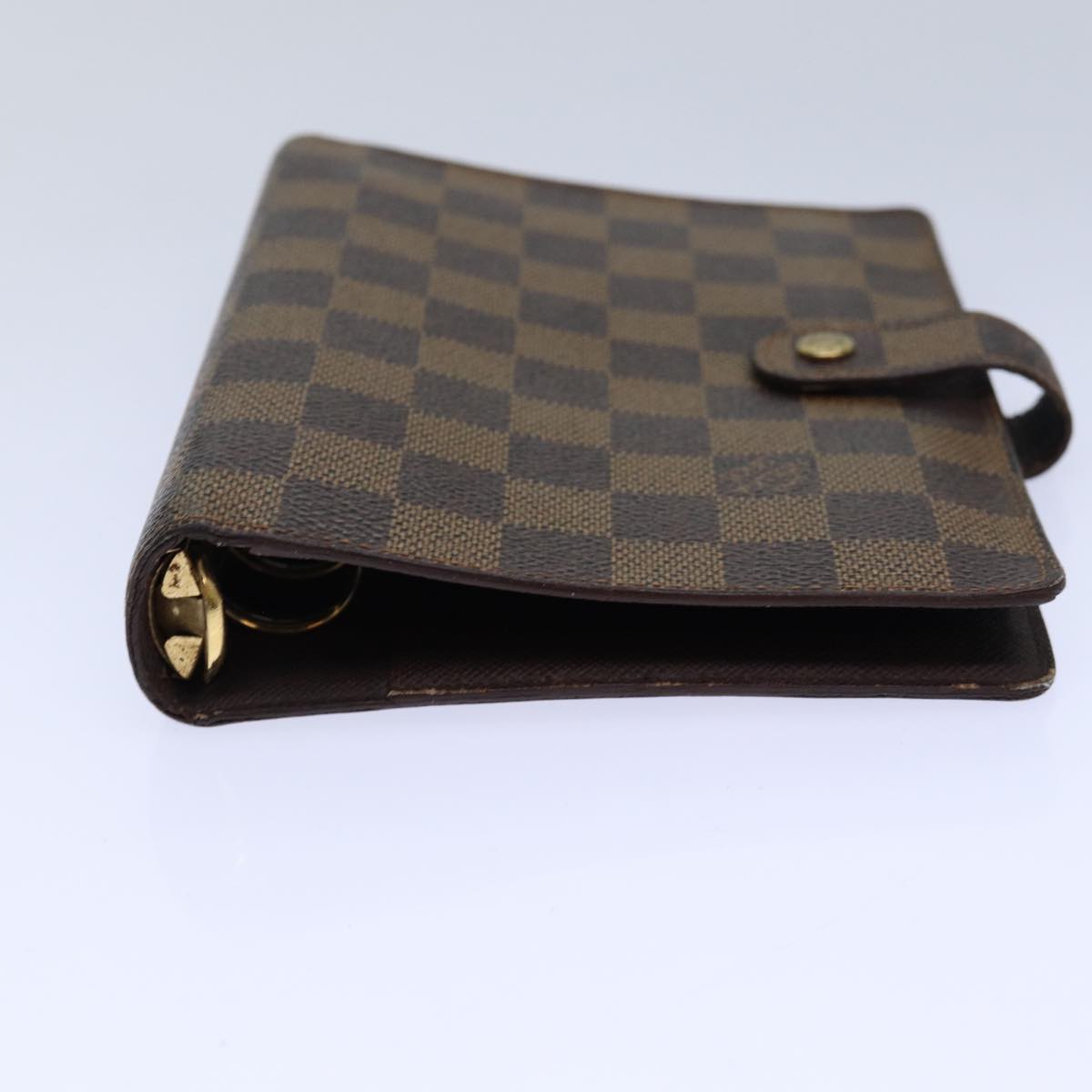LOUIS VUITTON Damier Ebene Agenda MM Day Planner Cover R20240 LV Auth 85086