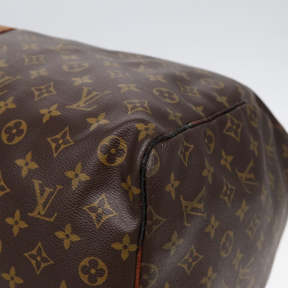 LOUIS VUITTON Monogram Keepall 60 Boston Bag M41422 LV Auth 85116