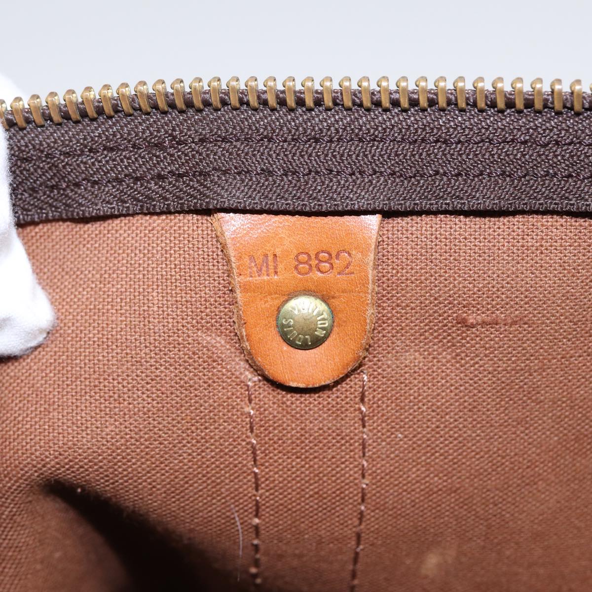 LOUIS VUITTON Monogram Keepall 60 Boston Bag M41422 LV Auth 85116