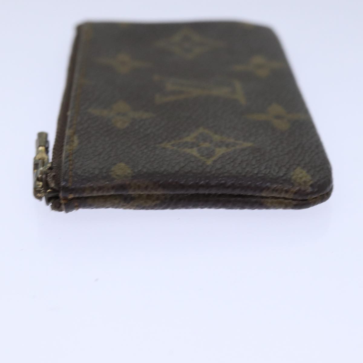 LOUIS VUITTON Monogram Pochette Cles Coin Purse M62650 LV Auth 85158